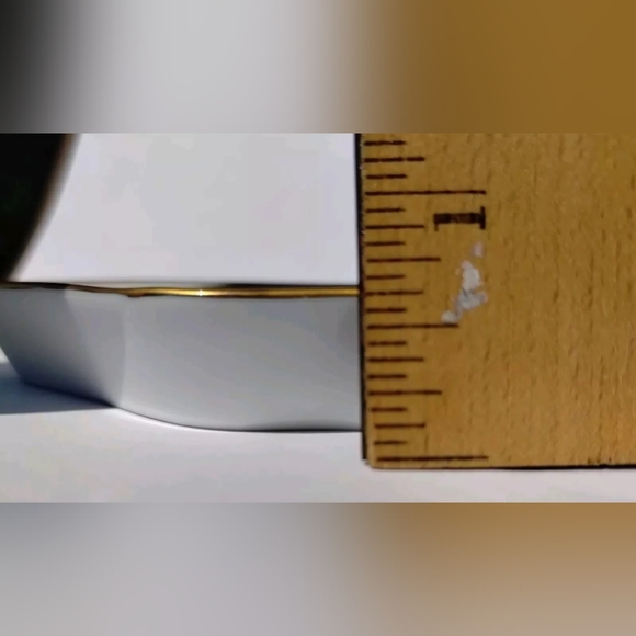 Lynn Chase JAGUAR JUNGLE Trinket Dish Bird Black Gold Catchall Exotic Chic - Picture 9 of 9